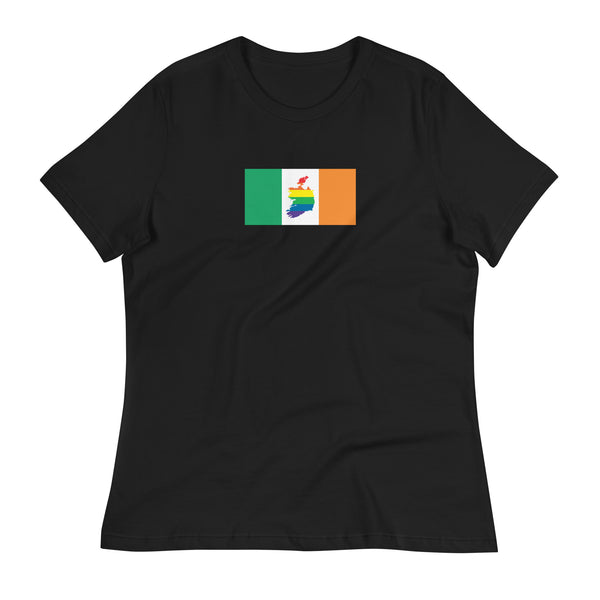 Ireland LGBT Pride Flag Women's Relaxed T-Shirt