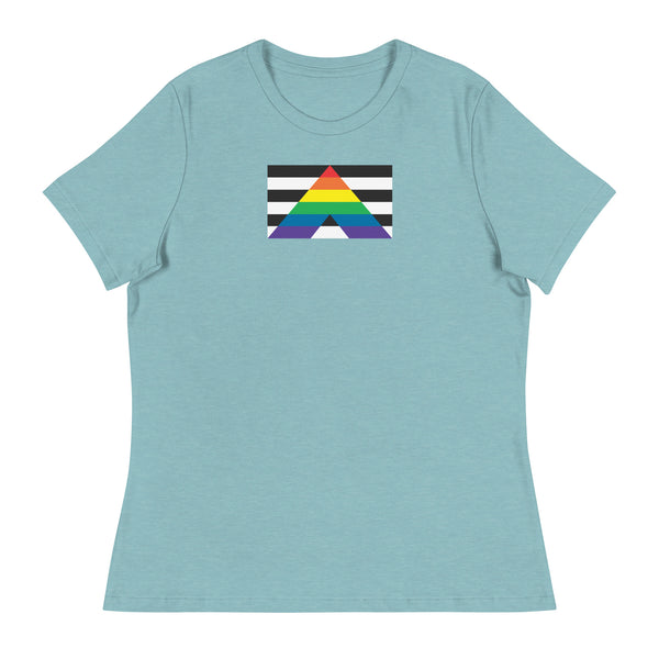 Straight Ally Flag Women's Relaxed fit T-Shirt