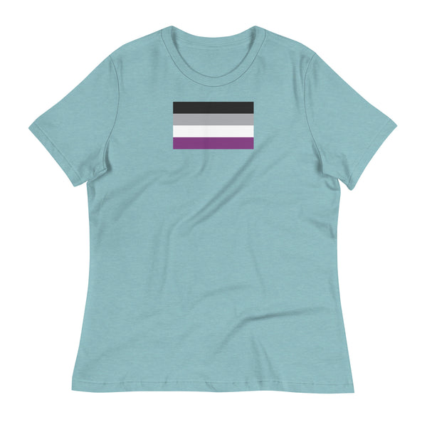 Asexual Pride Flag, Women's Relaxed Fit T-Shirt