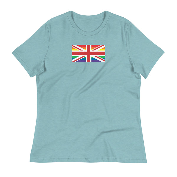 United Kingdom LGBT pride Flag Women's Relaxed T-Shirt