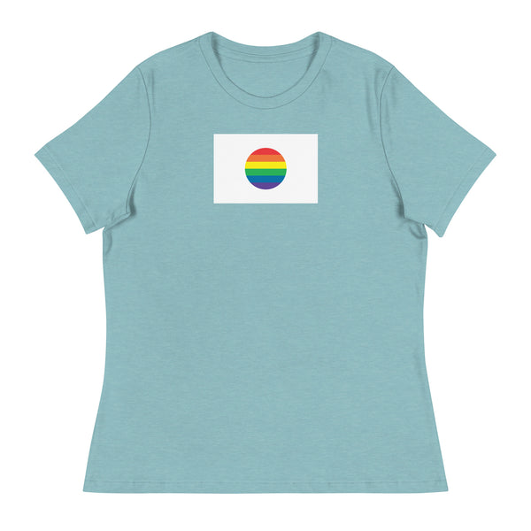 Japan LGBT Pride Flag Women's Relaxed T-Shirt