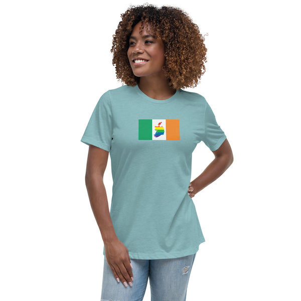 Ireland LGBT Pride Flag Women's Relaxed T-Shirt