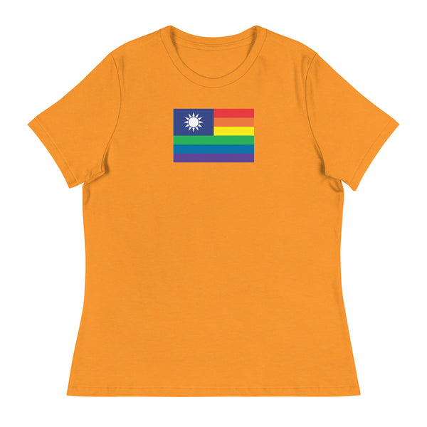 Taiwan LGBT Pride Flag Women's Relaxed T-Shirt