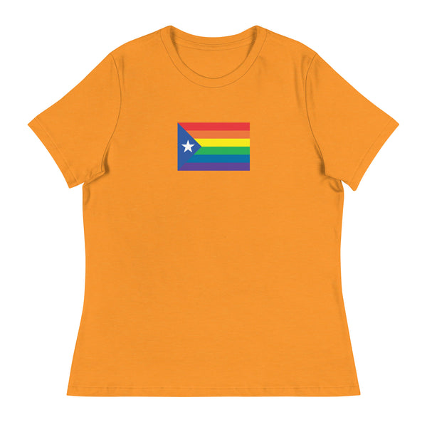 Catalonia LGBT Pride Flag Women's Relaxed T-Shirt