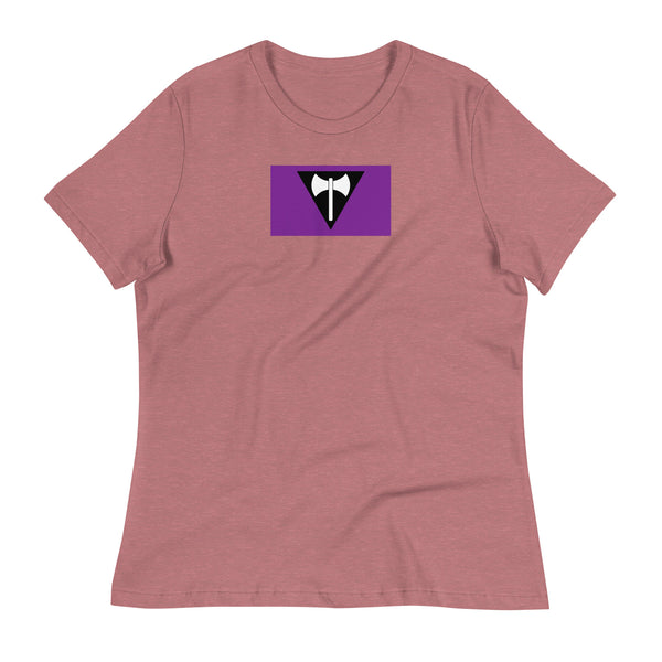 Lesbian Labrys Flag Women's Relaxed T-Shirt