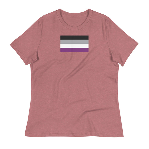 Asexual Pride Flag, Women's Relaxed Fit T-Shirt