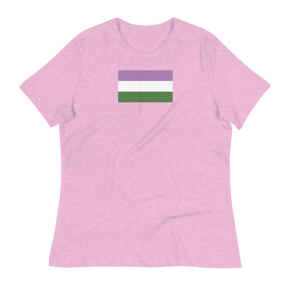 Genderqueer Flag Women's Relaxed T-Shirt