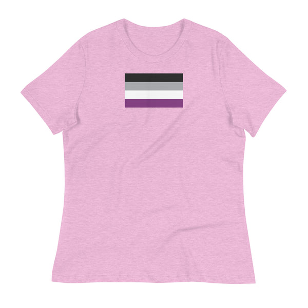 Asexual Pride Flag, Women's Relaxed Fit T-Shirt