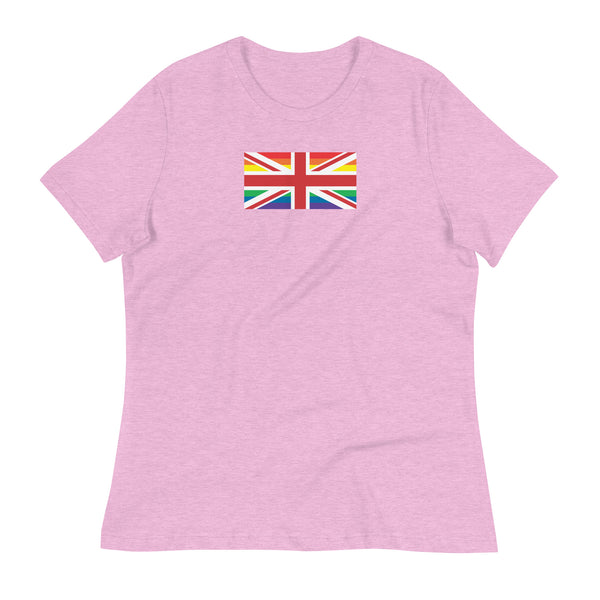United Kingdom LGBT pride Flag Women's Relaxed T-Shirt