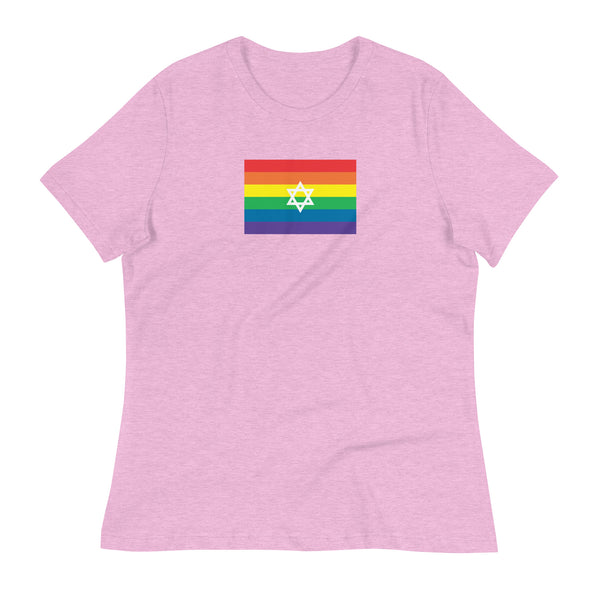 Israel LGBT Pride Flag Women's Relaxed T-Shirt