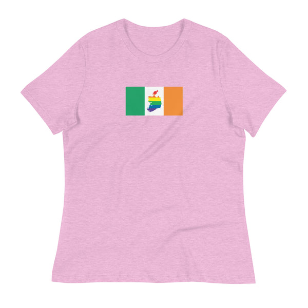 Ireland LGBT Pride Flag Women's Relaxed T-Shirt