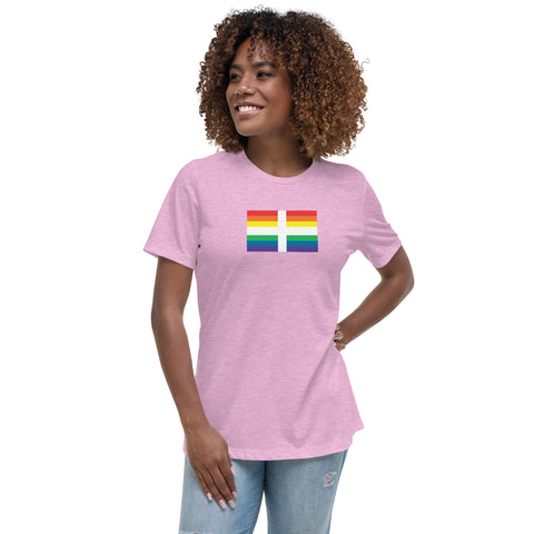 England Pride Flag Women's Relaxed T-Shirt