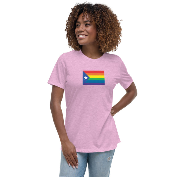 Catalonia LGBT Pride Flag Women's Relaxed T-Shirt