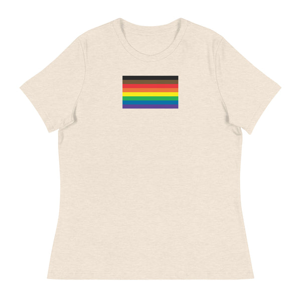 More Color, More Pride Flag Women's Relaxed T-Shirt