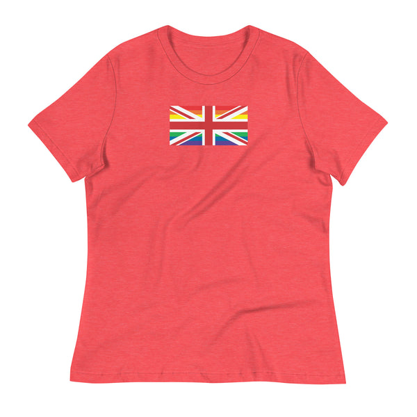 United Kingdom LGBT pride Flag Women's Relaxed T-Shirt