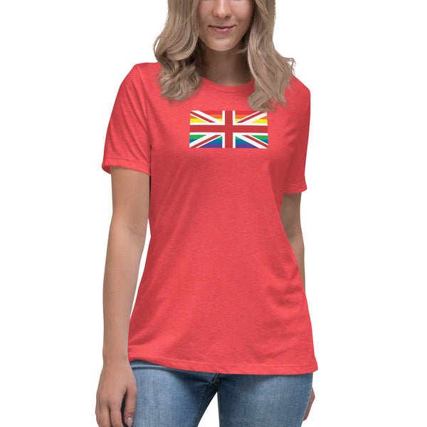 United Kingdom LGBT pride Flag Women's Relaxed T-Shirt