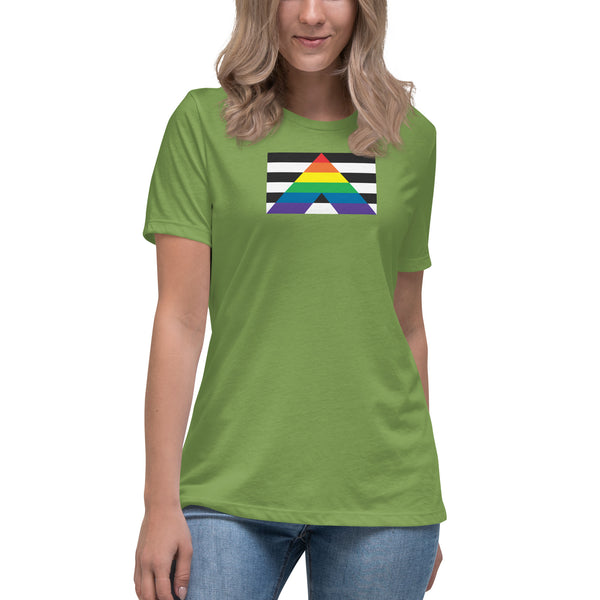 Straight Ally Flag Women's Relaxed fit T-Shirt