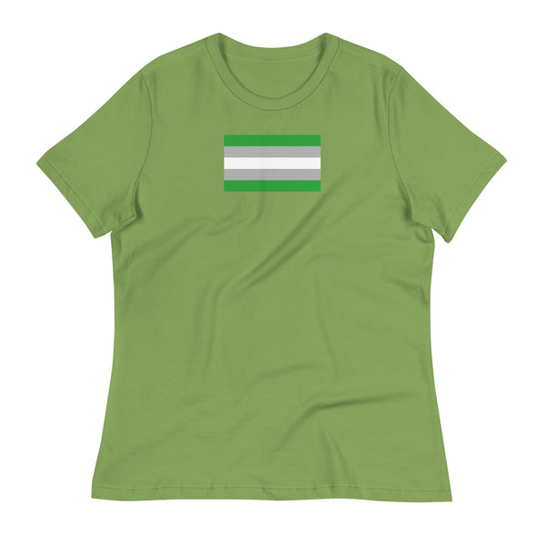 Gray Romantic Women's Relaxed T-Shirt