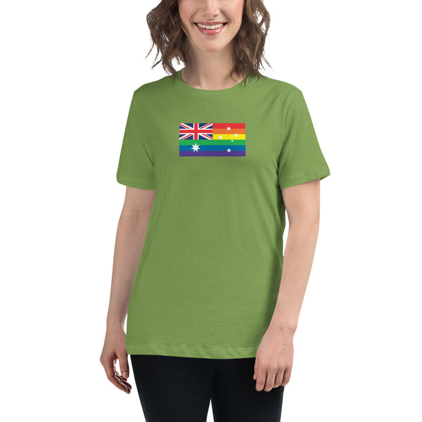 Australia LGBT Pride Flag Women's Relaxed T-Shirt
