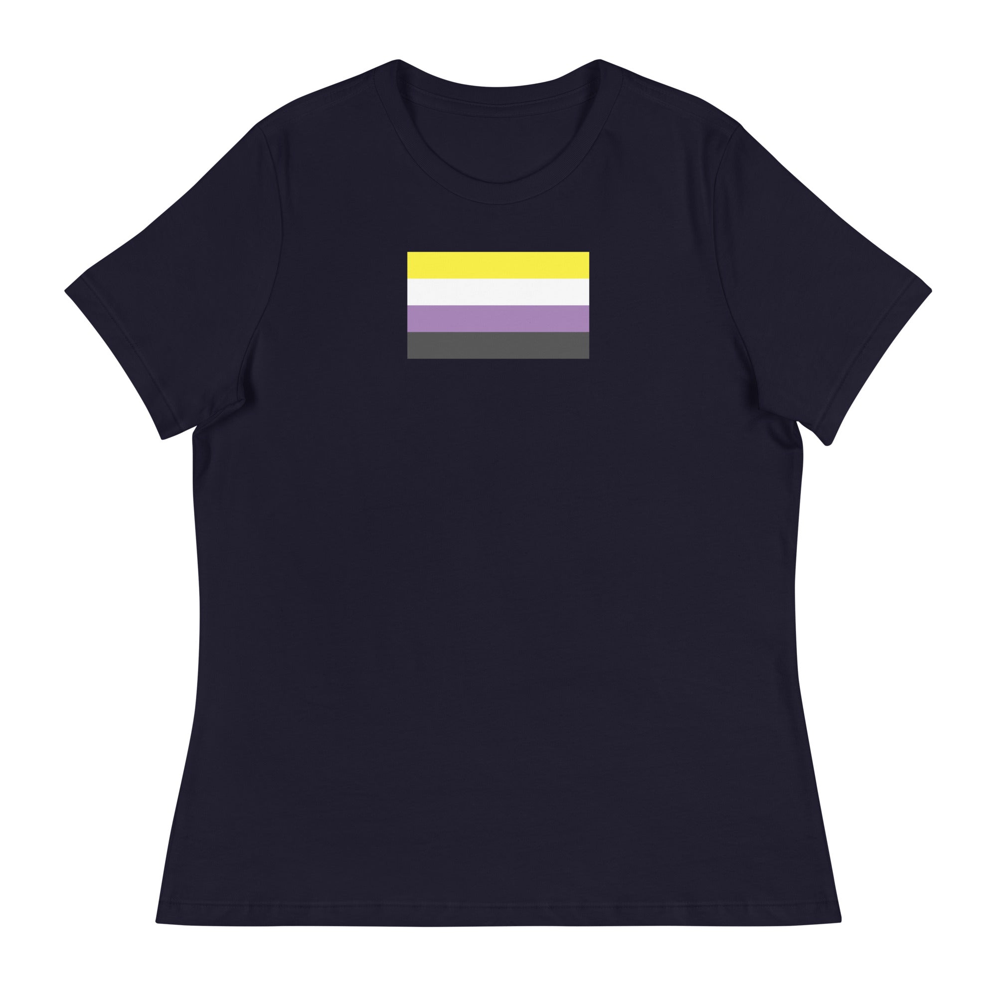 Non Binary Flag Women's Relaxed T-Shirt