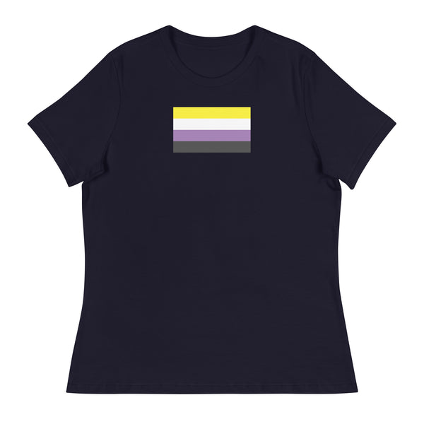 Non Binary Flag Women's Relaxed T-Shirt