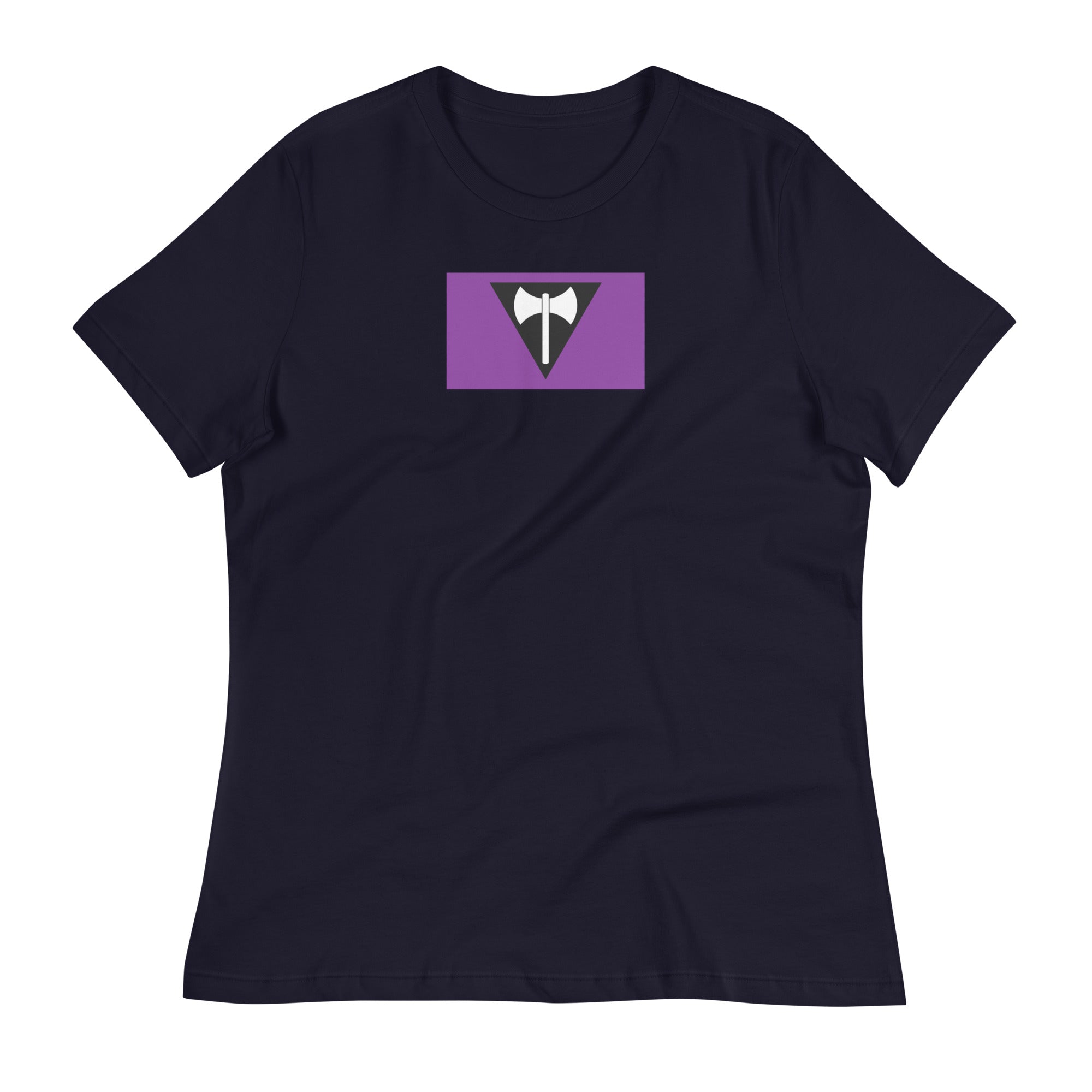 Lesbian Labrys Flag Women's Relaxed T-Shirt