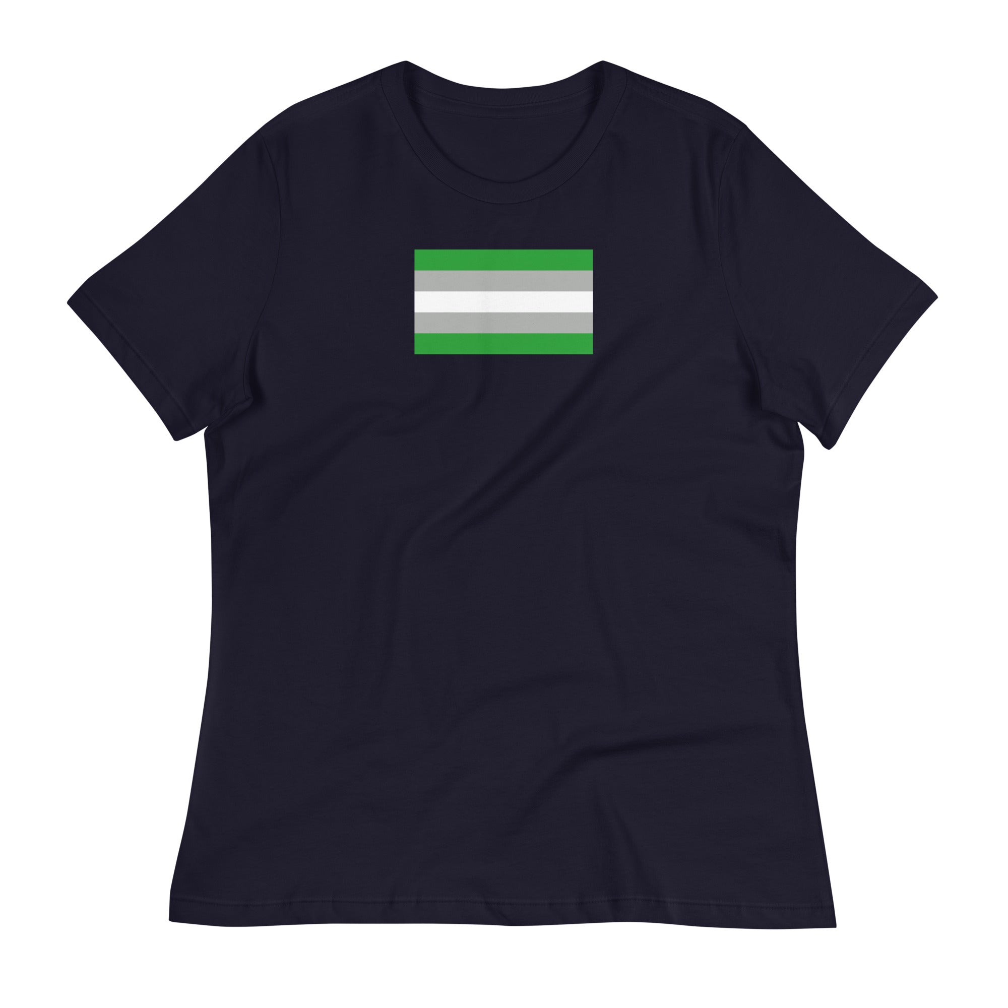 Gray Romantic Women's Relaxed T-Shirt