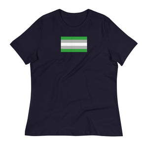 Gray Romantic Women's Relaxed T-Shirt