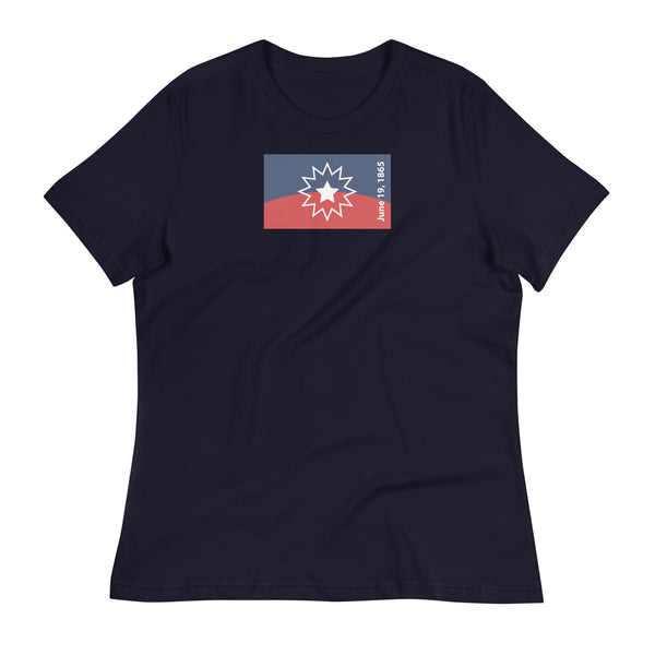 Juneteenth Flag Women's Relaxed T-Shirt