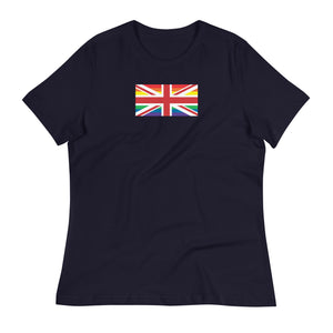 United Kingdom LGBT pride Flag Women's Relaxed T-Shirt