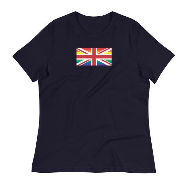 United Kingdom LGBT pride Flag Women's Relaxed T-Shirt