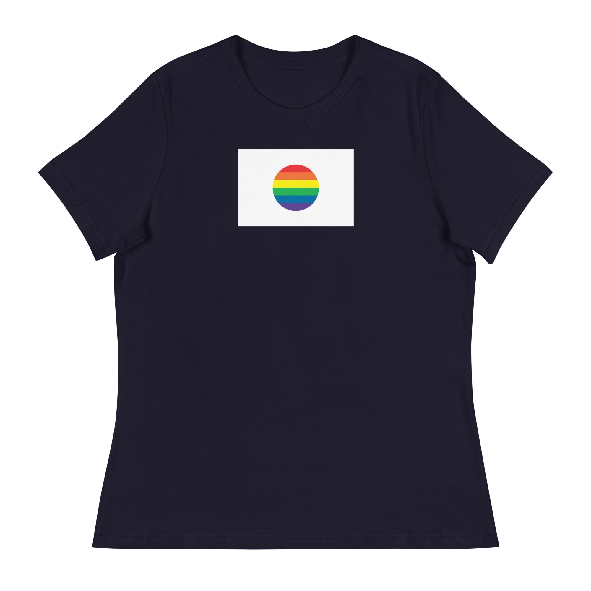Japan LGBT Pride Flag Women's Relaxed T-Shirt