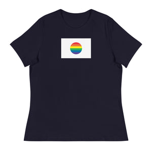 Japan LGBT Pride Flag Women's Relaxed T-Shirt