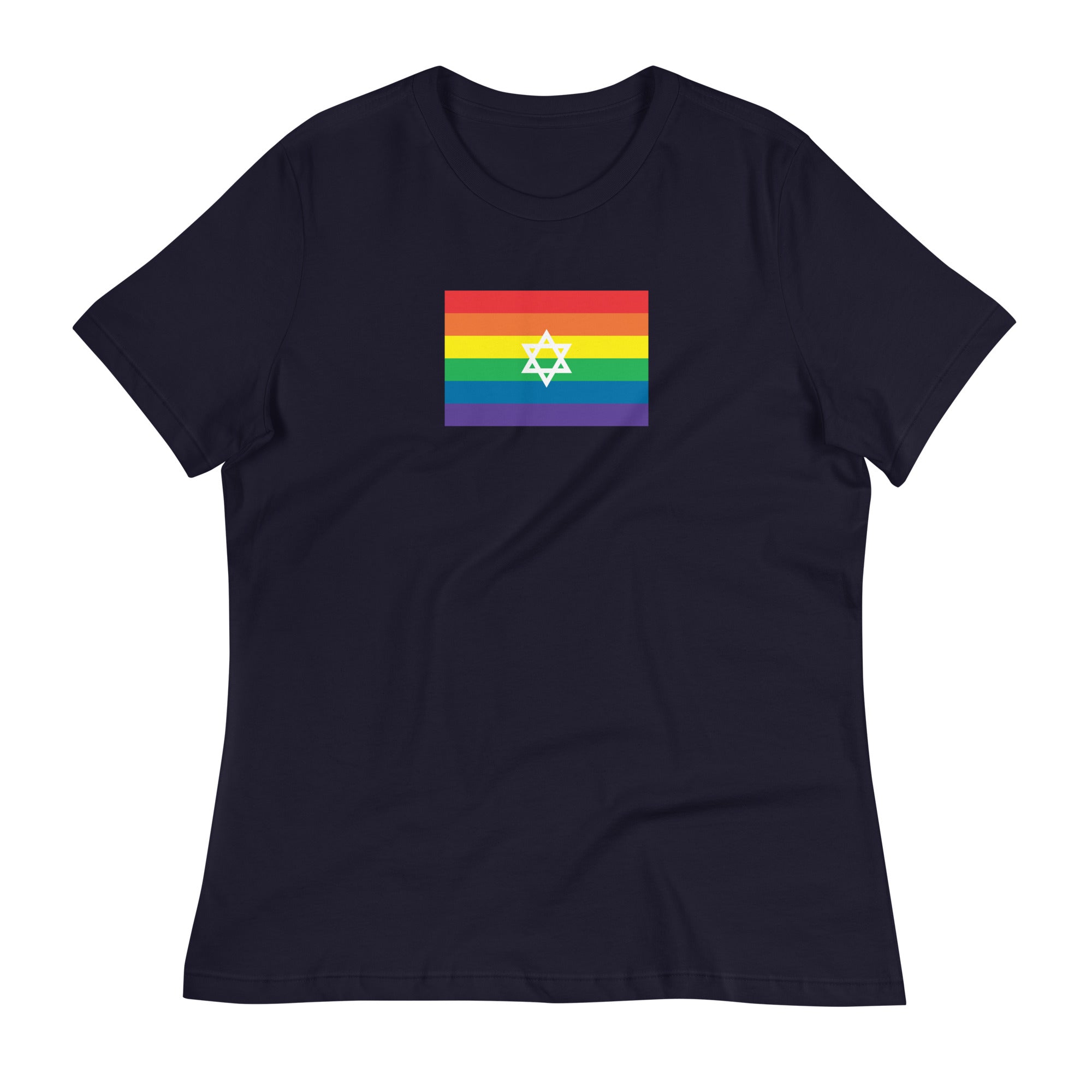 Israel LGBT Pride Flag Women's Relaxed T-Shirt