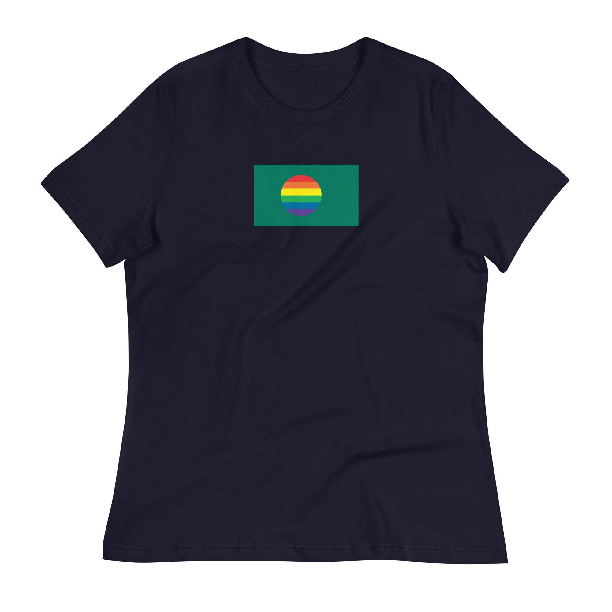Bangladesh LGBT Pride Flag Women's Relaxed T-Shirt