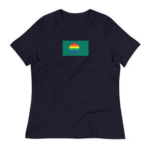 Bangladesh LGBT Pride Flag Women's Relaxed T-Shirt