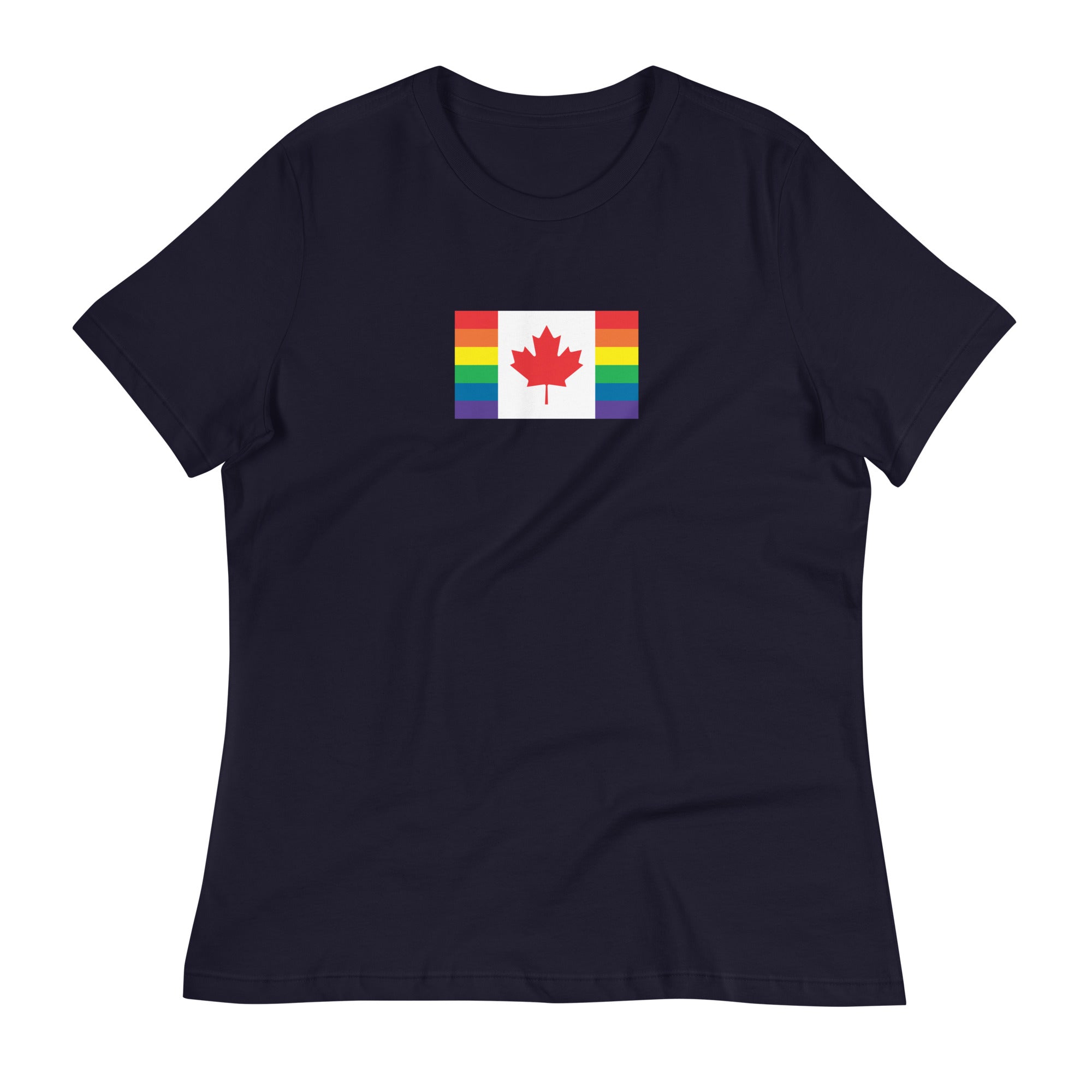 Canada LGBT Pride Flag Women's Relaxed T-Shirt