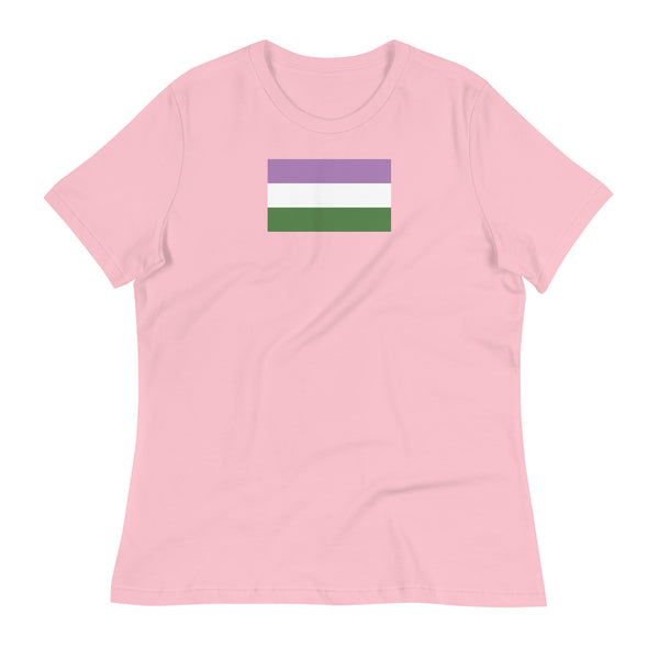 Genderqueer Flag Women's Relaxed T-Shirt