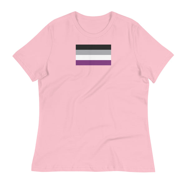 Asexual Pride Flag, Women's Relaxed Fit T-Shirt