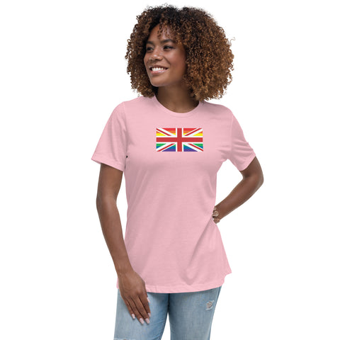 United Kingdom LGBT pride Flag Women's Relaxed T-Shirt