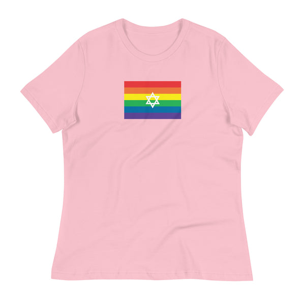 Israel LGBT Pride Flag Women's Relaxed T-Shirt