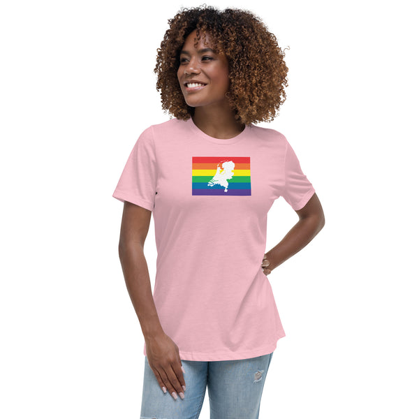 Netherlands LGBT Pride Flag Youth Short Sleeve T-Shirt