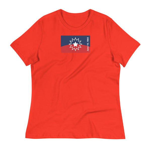 Juneteenth Flag Women's Relaxed T-Shirt