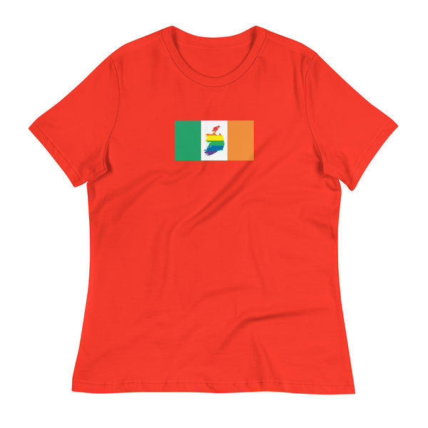 Ireland LGBT Pride Flag Women's Relaxed T-Shirt