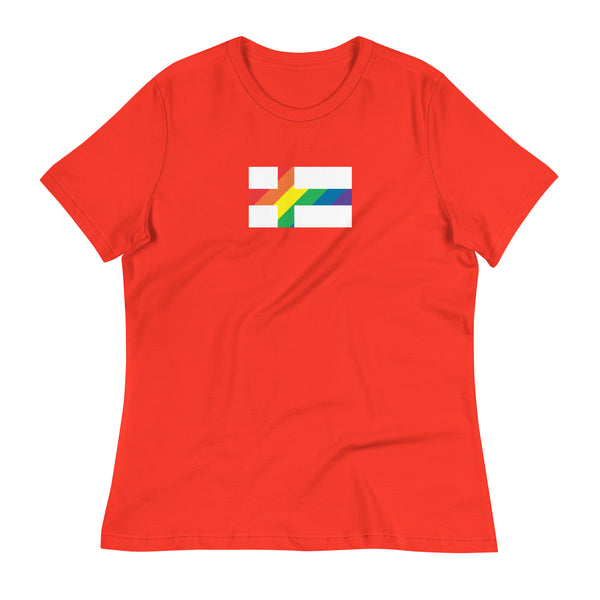 Finland LGBT Pride Women's Relaxed T-Shirt
