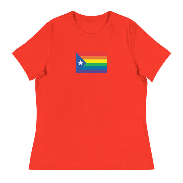 Catalonia LGBT Pride Flag Women's Relaxed T-Shirt