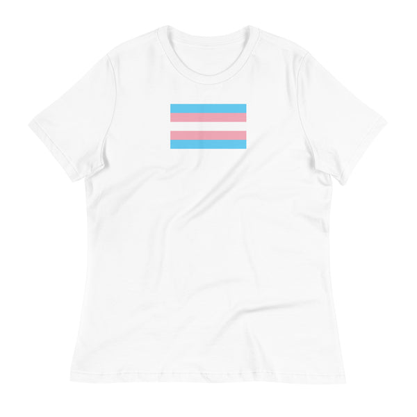 Trans Pride Flag Women's Relaxed T-Shirt