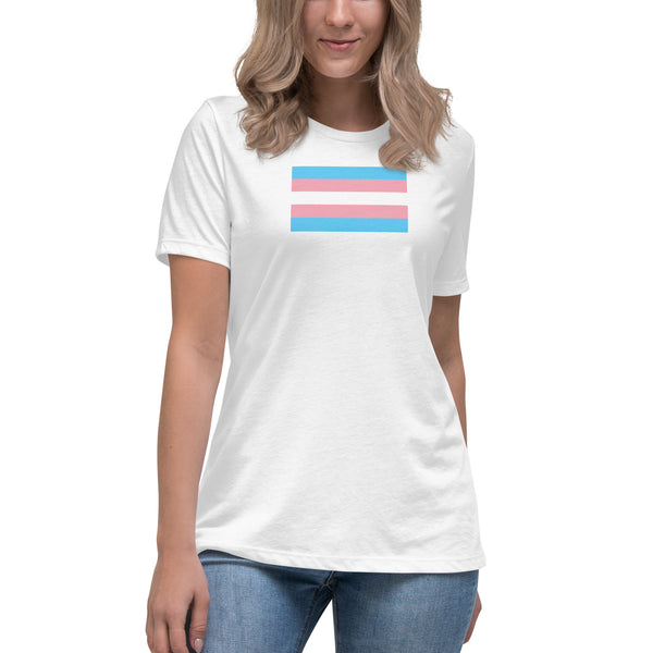 Trans Pride Flag Women's Relaxed T-Shirt