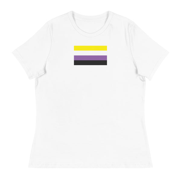 Non Binary Flag Women's Relaxed T-Shirt