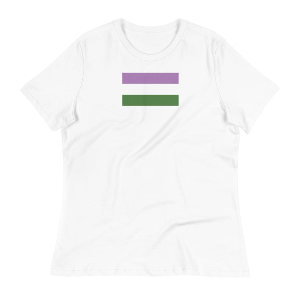Genderqueer Flag Women's Relaxed T-Shirt